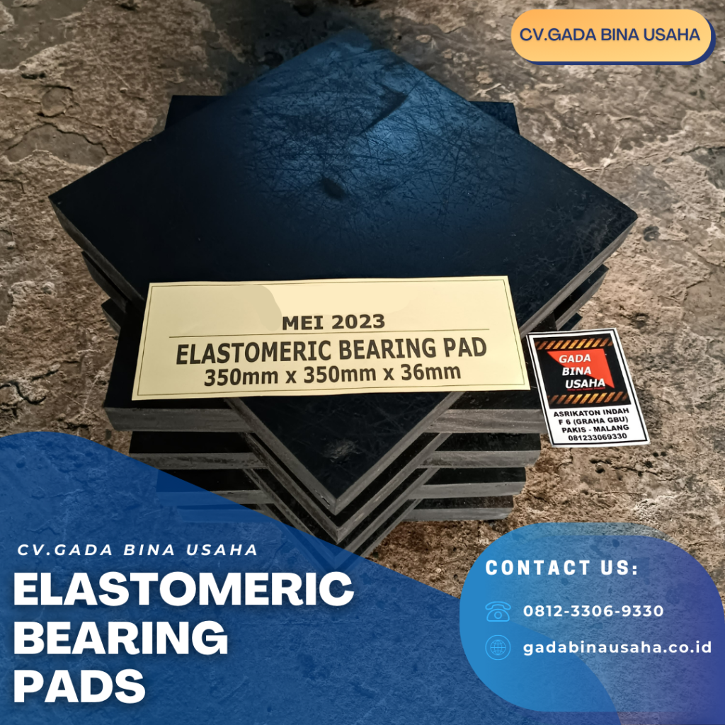 Karet Elastomeric Bearing Pads Berkualitas dan Layak Uji
